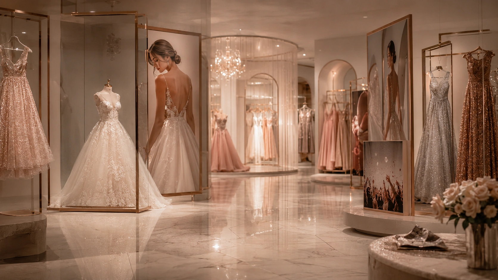 Coleção de vestidos para madrinhas