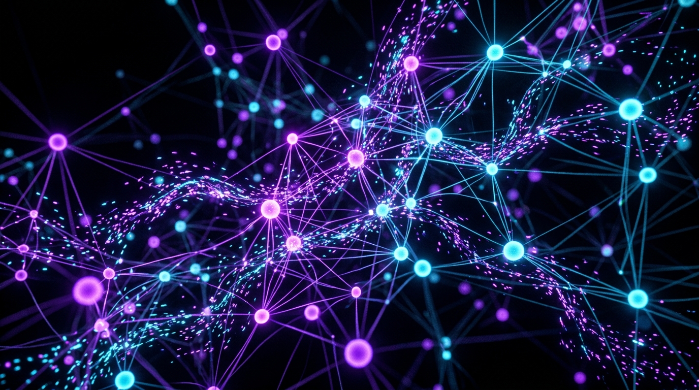 Rede neural digital em movimento